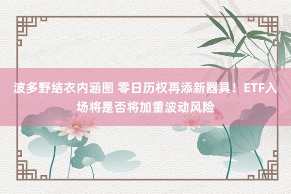 波多野结衣内涵图 零日历权再添新器具！ETF入场将是否将加重波动风险